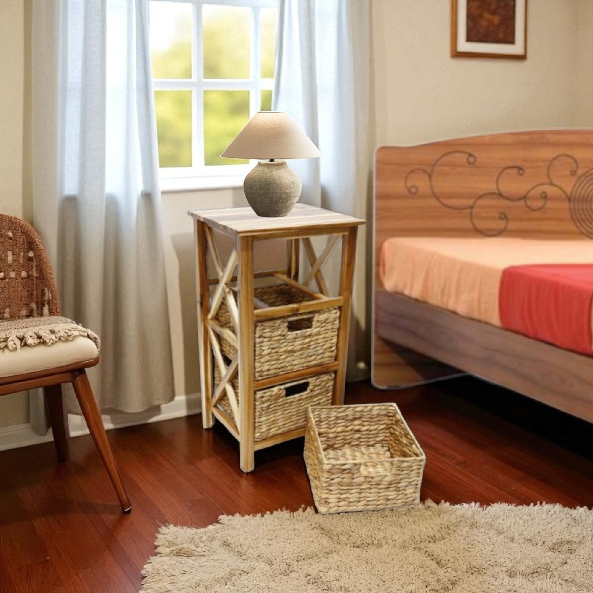 IBIZA-1 Hyacinth 3-Tier X-Sided Storage Cabinet - Image 2