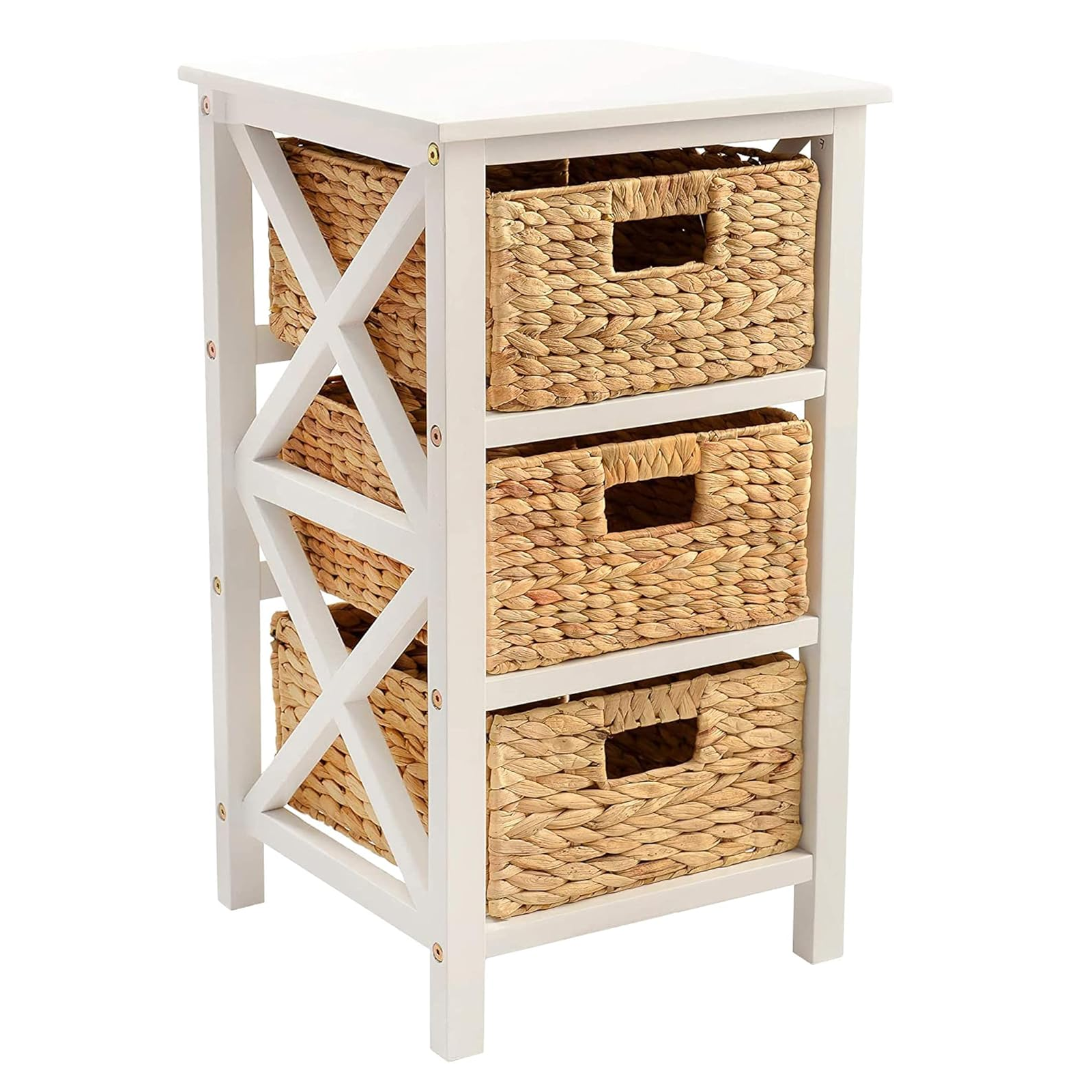 IBIZA-1 Hyacinth 3-Tier X-Sided Storage Cabinet - Image 5