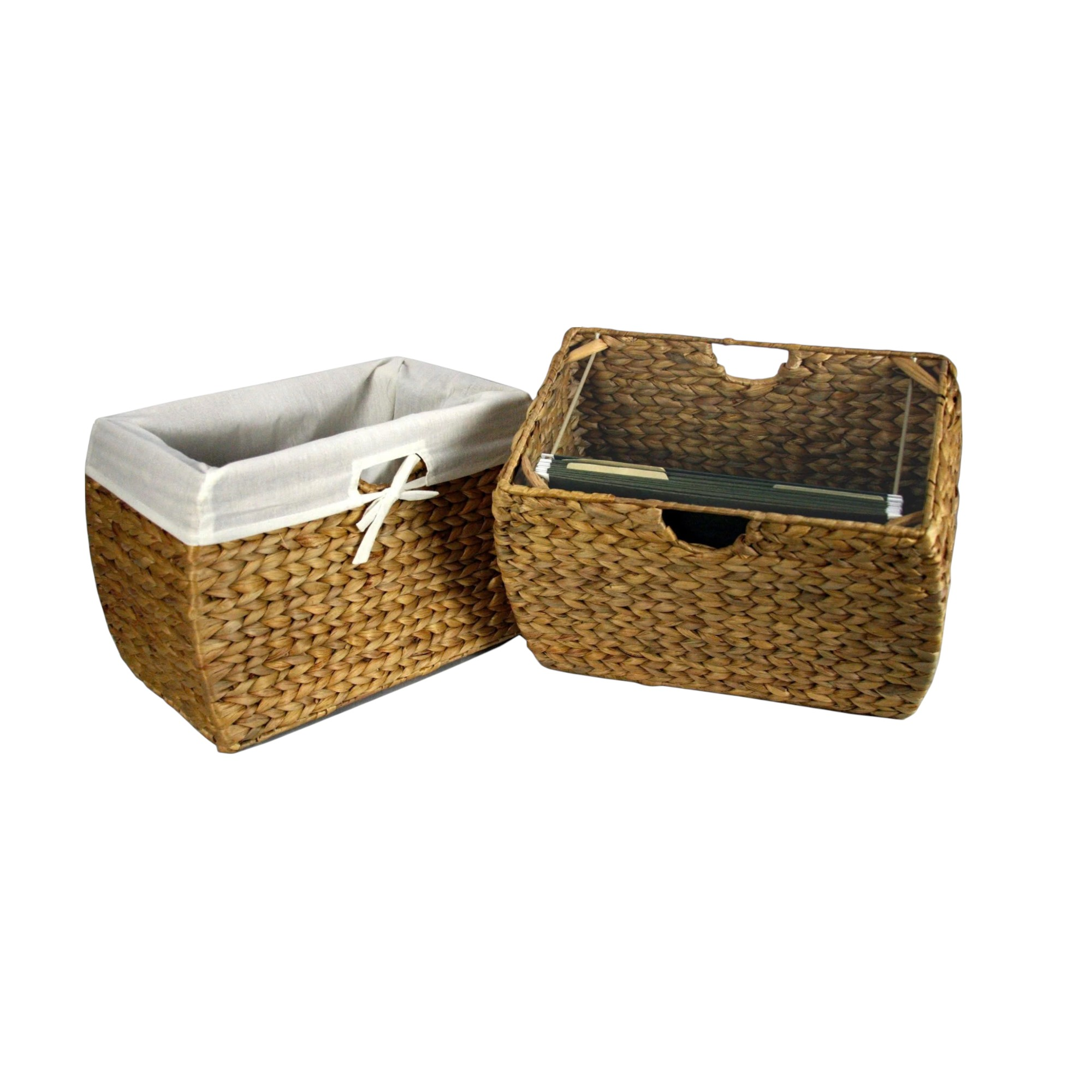 IBIZA-1 Hyacinth Curved 3-Drawer Basket Filing Cabinet - Image 6
