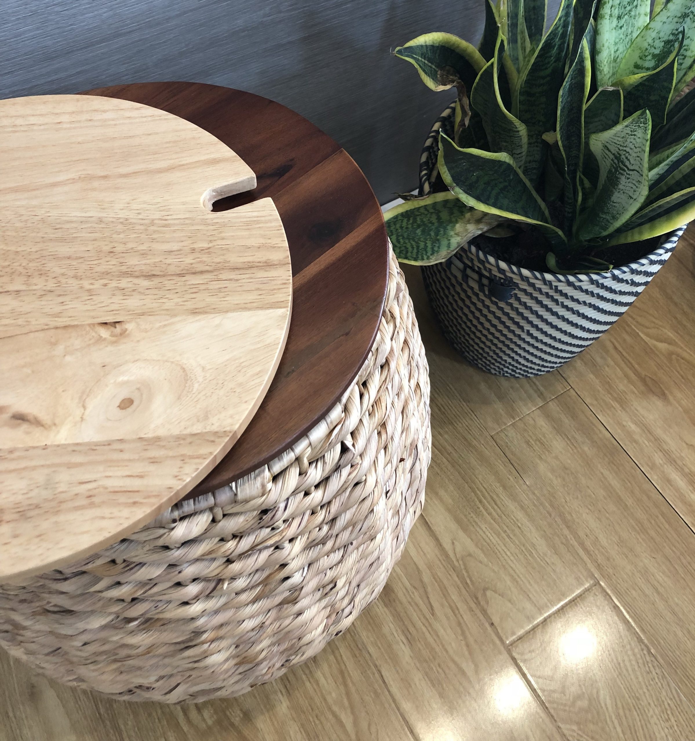 IBIZA-3 Hyacinth Storage Side & End Table - Image 3