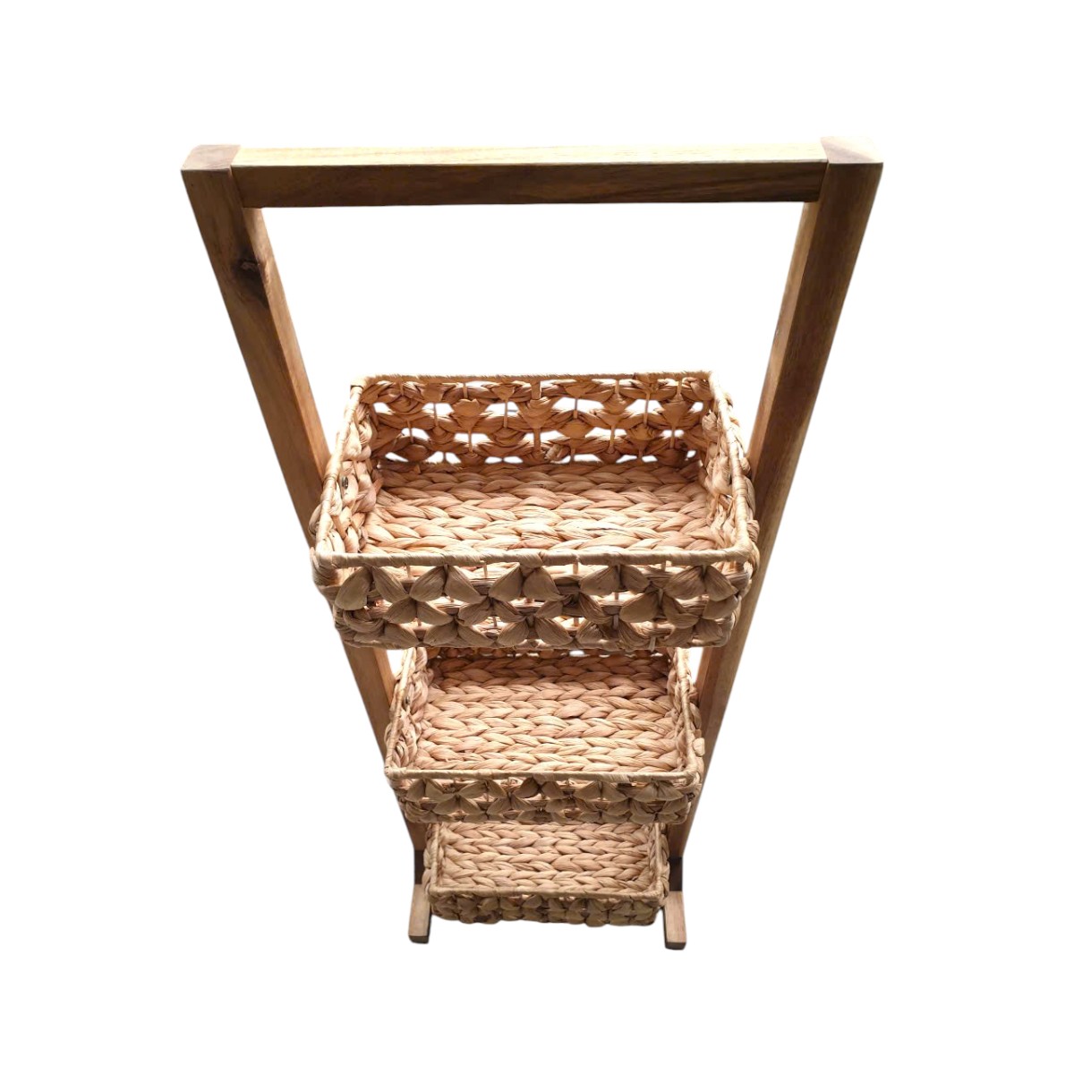 IBIZA-3 Hyacinth 3-Tier Stylish Versatile Standing Caddy - Image 5