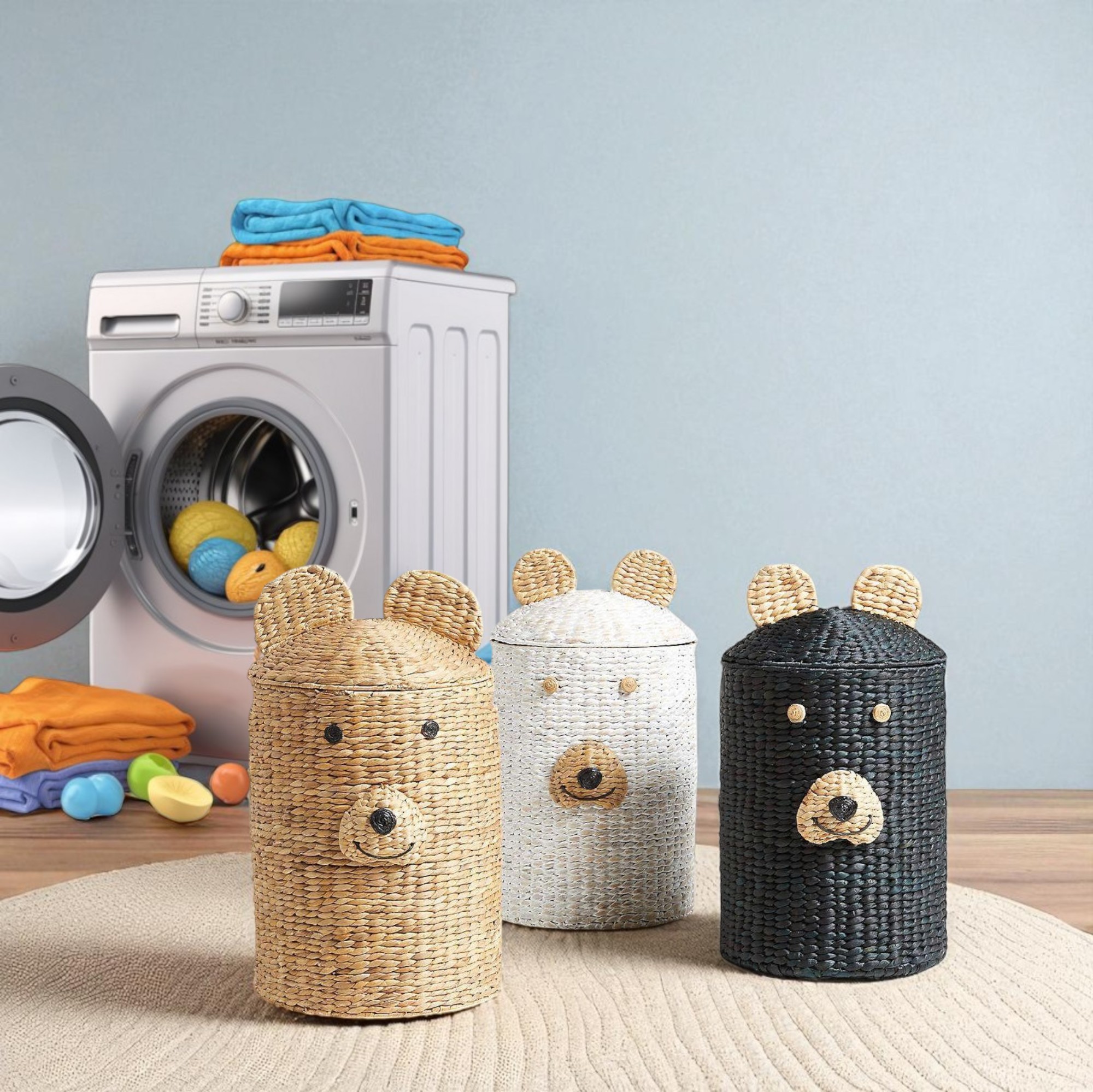 NEVIS-2 Hyacinth Bear-shaped Kids Hamper - Image 3