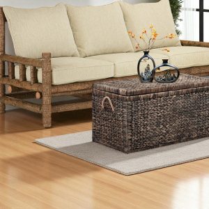 ISLA-1 Hyacinth Rect Ottoman Trunk with Jute Handles