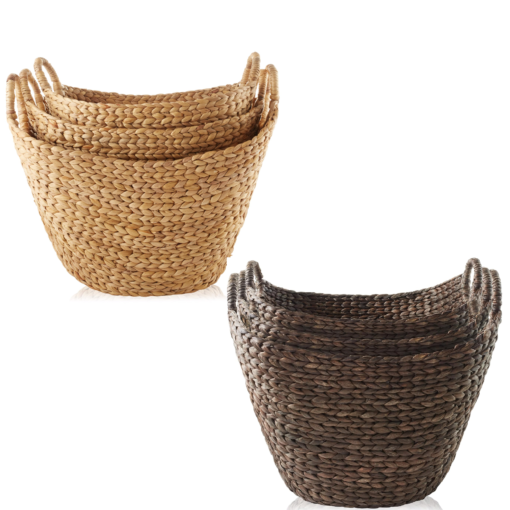 ISLA-1 Hyacinth Boat Basket for Laundry and Versatile Storage - Image 7