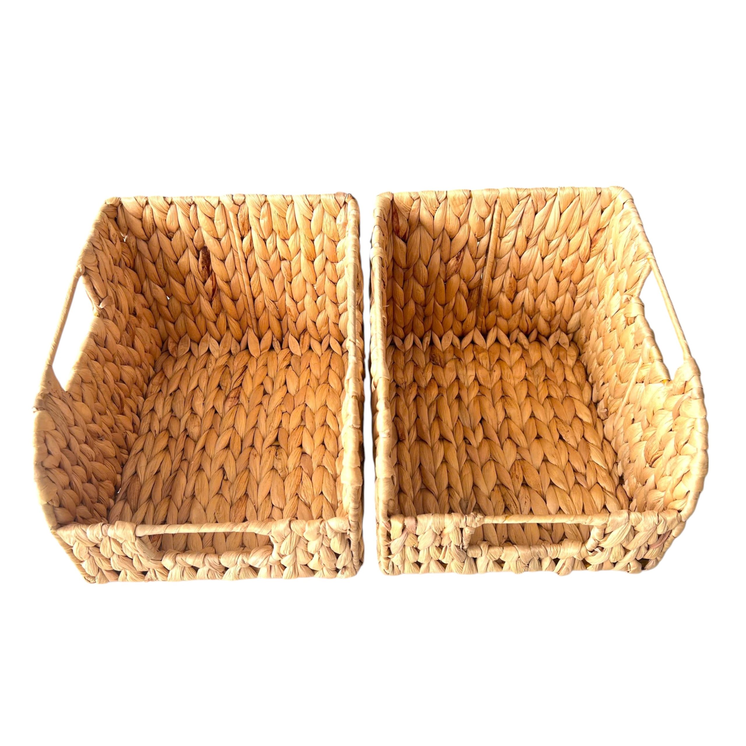 ISLA-1 Hyacinth Rect Curved-cut Pantry Baskets (2-Pack) - Image 4