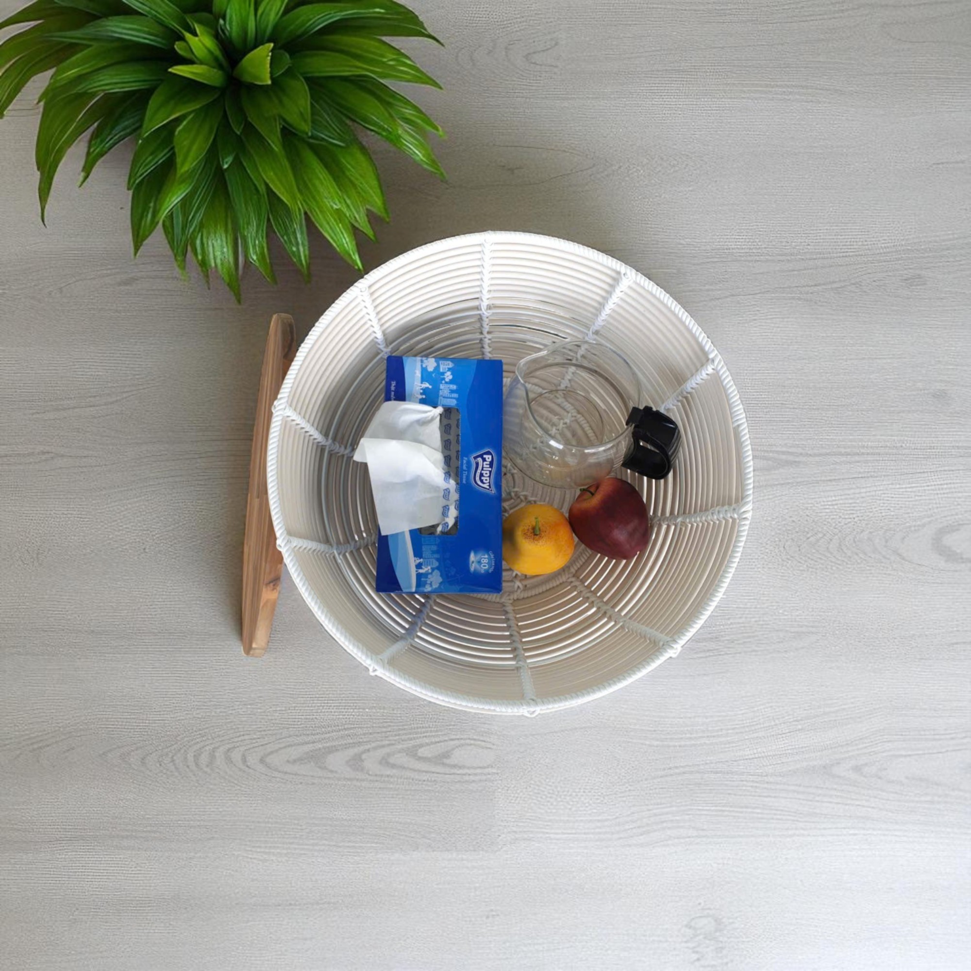 IBIZA-7 Poly Rattan Stylish Storage Side Table - Image 3