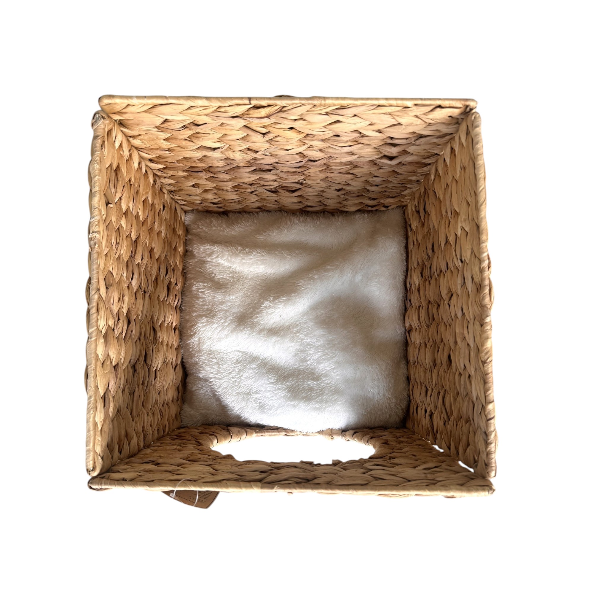 NEVIS-1 Hyacinth Cube Collapsible Cat Bed - Image 4